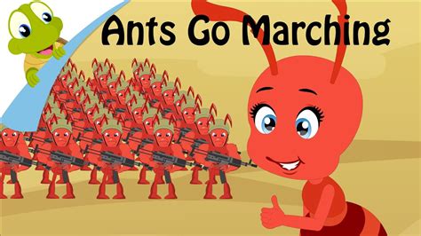 The Ants Go Marching Nursery Rhymes And Kids Song Youtube