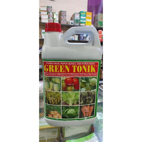 Jual Pupuk Cair Tanaman GREEN TONIK Kemasan 5 Liter Shopee Indonesia