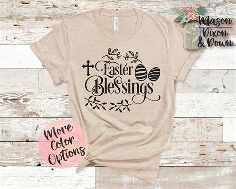 Easter Blessings Easter T Shirt T For Her Choose From 70 Colors