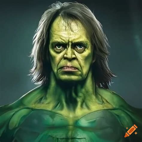 Incredible Hulk Portrayed By Steve Buscemi On Craiyon