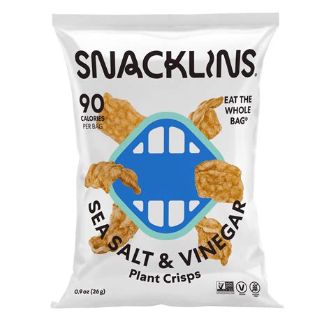 Snacklins Plant Based Crisps Vegan Healthy Snacks Gluten Free Grain Free Plant Based Crisps