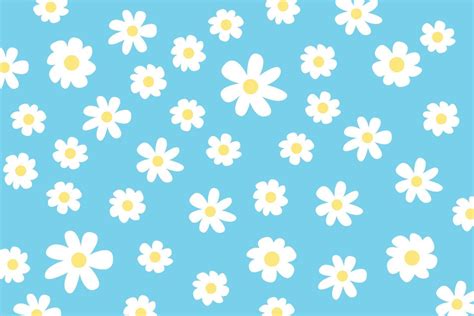 Yellow And White Flower Background