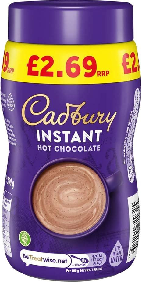 Cadbury Instant Hot Chocolate 300g Amazon Co Uk Grocery