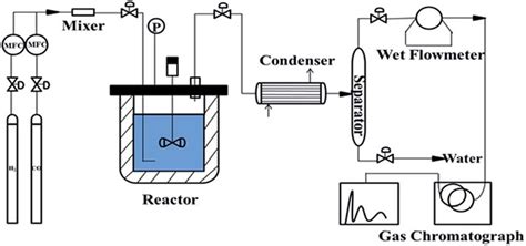 Schematic Diagram Of The Slurry Bed Reaction For The Syngas Methanation