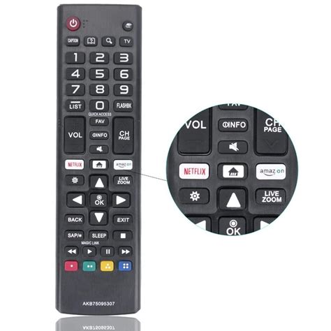 Controle Remoto Lg Tv Lcd Smart Akb Netflix Amazon Gt A R