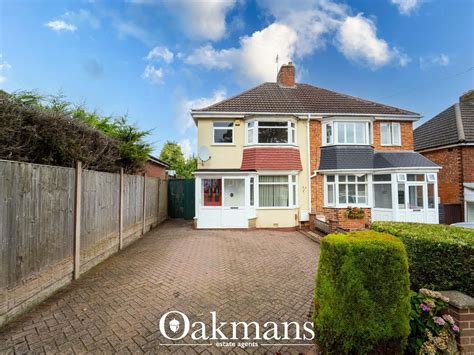 3 Bed Semi Detached House For Sale In Tessall Lane Rednal Birmingham