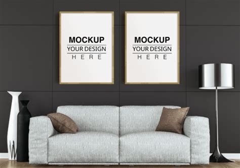 Printable Art Mockup Designs Graphics