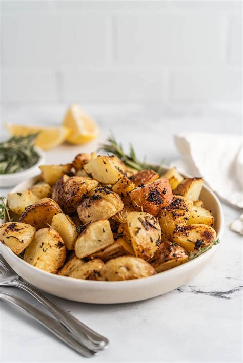 Rosemary Lemon Roasted Potatoes Running On Real Food