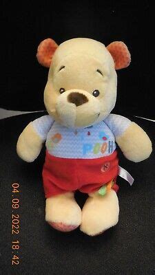 Lot Doudou Peluche Winnie L Ourson Gris Rouge Pooh Nuage Oiseau