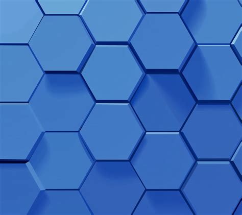 720P Descarga gratis Panales abstracto azul geometría hexágono