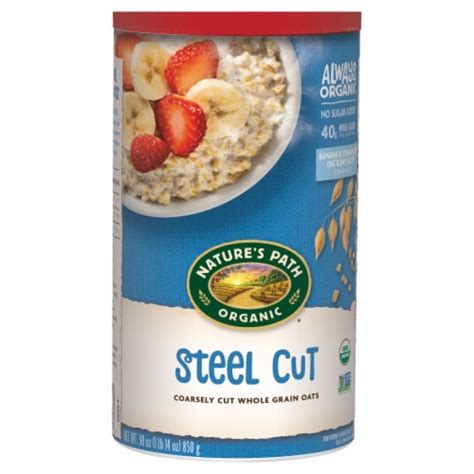 Nature S Path Organic Steel Cut Whole Grain Oats 30 Oz Frys Food