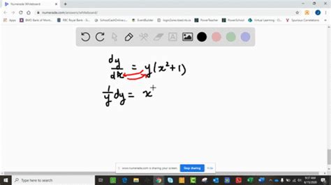 ⏩SOLVED:Solving separable equations Find the general solution of the ...