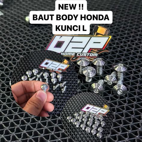 Jual Baut Body Honda L Stainless Baut Body L Motor Honda Shopee