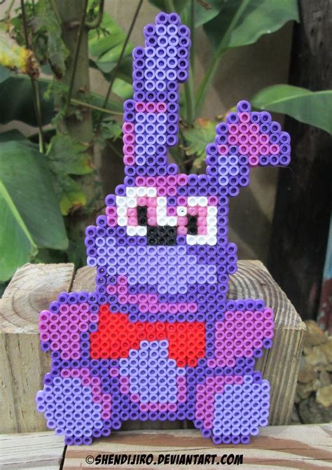 Bonnie From FNAF Bead Sprite By Shendijiro Plush FNAF Perler Beads