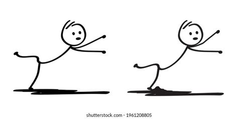 775 Stick figure falling Images, Stock Photos & Vectors | Shutterstock