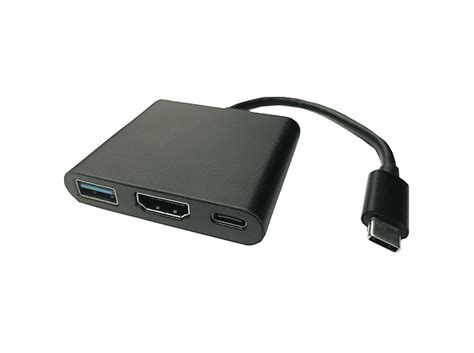 VALUE Display Adapter USB Typ C HDMI USB 3 2 Gen 1 A Typ C PD USB