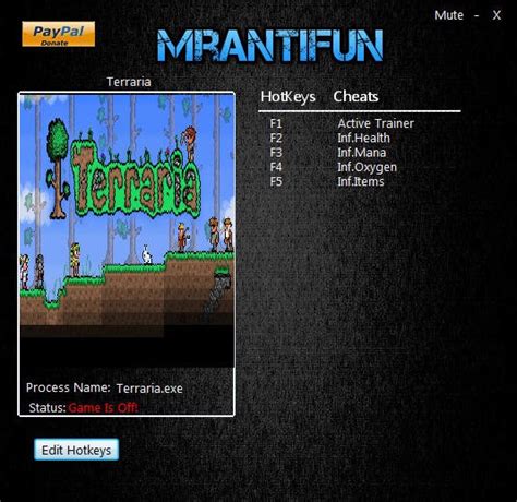 Terraria Trainer Cheats And Codes Pc Games Trainers