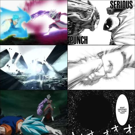 Saitama Vs Garou Vegito Blue Vs Zamasu Merged Gallery Superhero