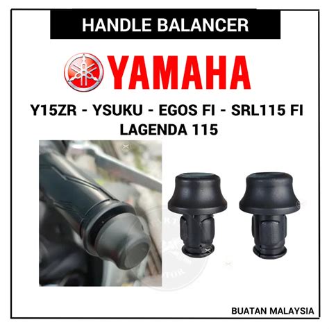 Yamaha Handle Balancer Y15zr Ysuku Egos Fi Srl115 Fi Lagenda 115 Bush Black Penutup Handle End