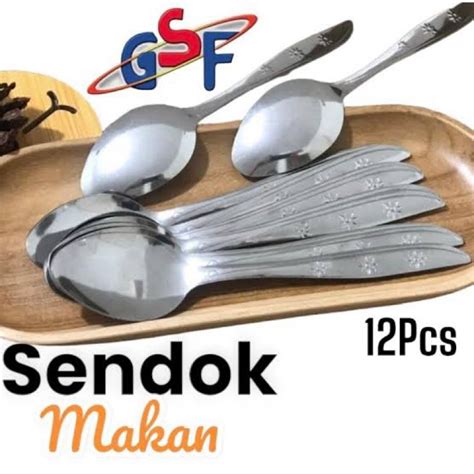 Jual Sendok Makan Stainless Isi 1 Lusin 12pcs Sendok Makan Ekonomis