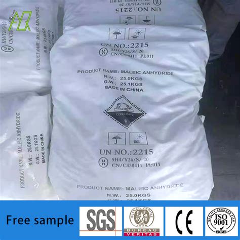 Good Price Industrial Grade Maleic Anhydride Ma Flakes Cas No