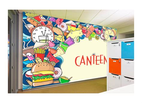 Canteen Wall Illustration :: Behance