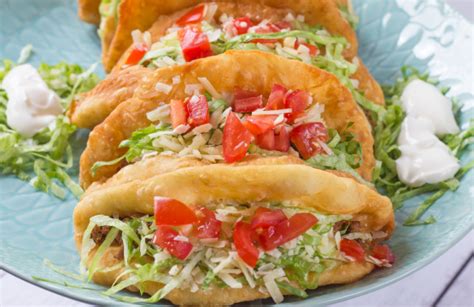 Fried Flour Tortilla Shells