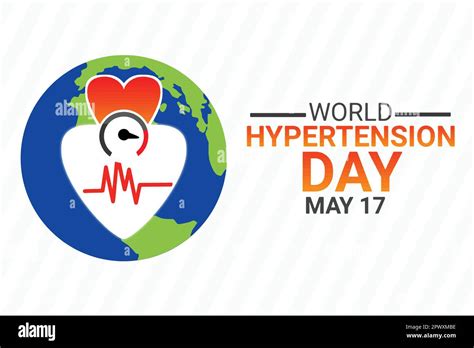 World Hypertension Day May Holiday Concept Template For