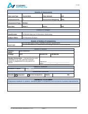 Assessment I ICT Business Analysis Docx T 1 8 2 Details Of