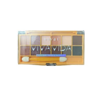 Paleta De Sombras Viva Vida Pop Eyes A Vivai 4051 1 1A Bem Mulher