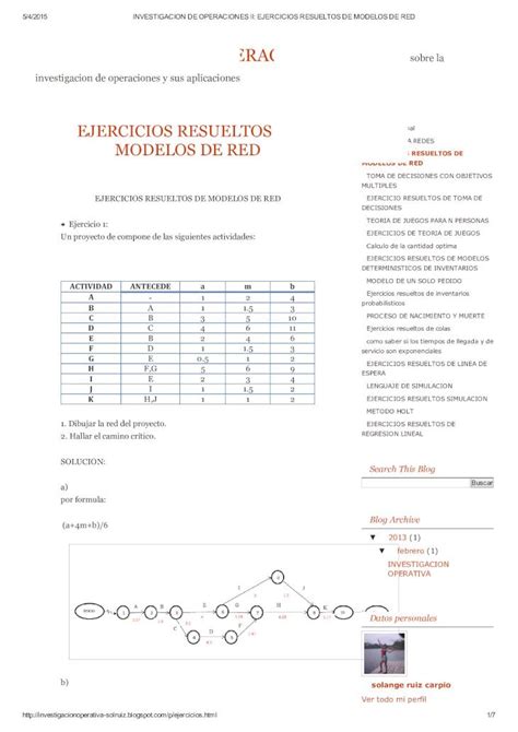 Pdf Investigacion De Operaciones Ii Ejercicios Resueltos De Modelos