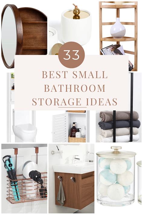 Clever And Creative Small Bathroom Storage Ideas Including Ideas For