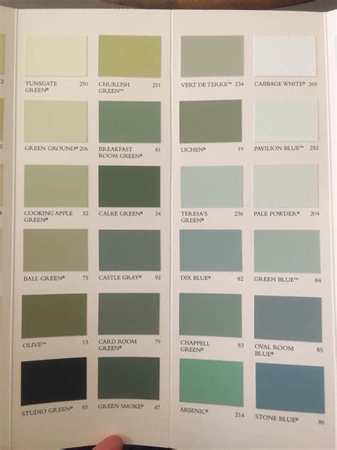 Farrow And Ball Palette