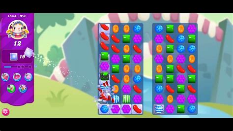 Candy Crush Saga Level 1554 No Booster Youtube