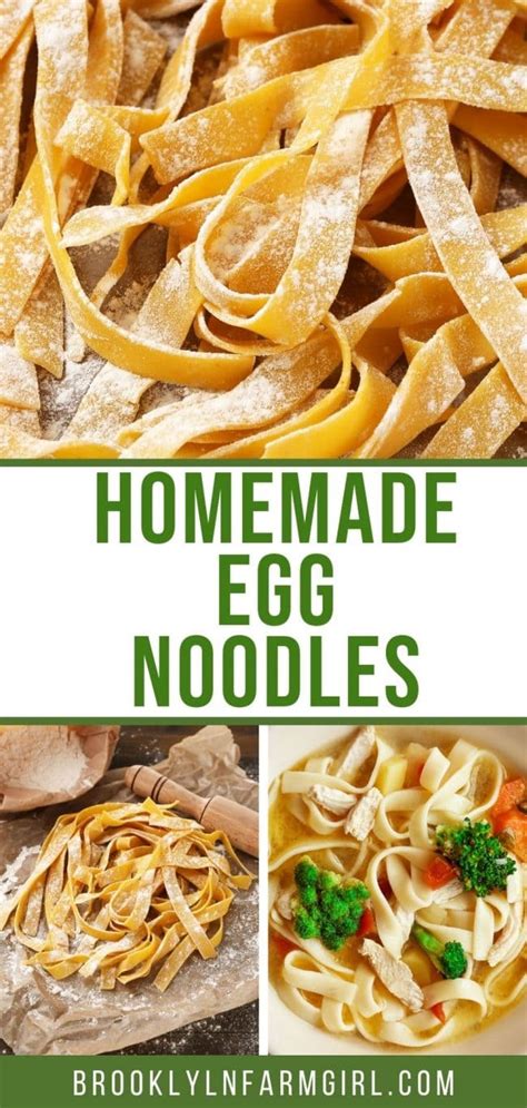 Homemade Egg Noodles Cheap And Easy Brooklyn Farm Girl