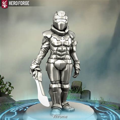 Heroforge Cyber Khrome 2 By Cdrdeviantart On Deviantart