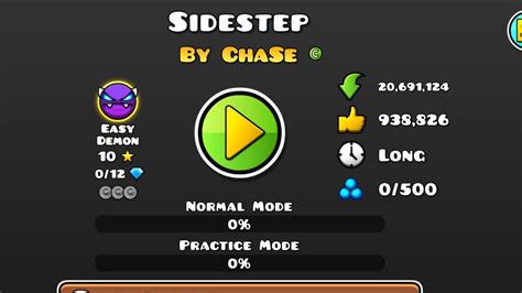 Geometry Dash Sidestep By Chase Gmd Completion Of Easy