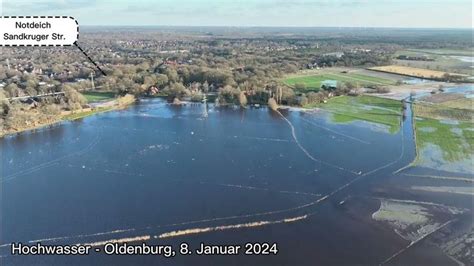 Drohnenflug Ber Oldenburg B Mmerstede Januar In