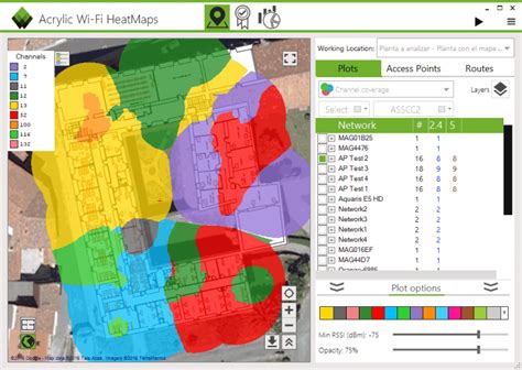 Wi Fi Channel Coverage And Overlapping Map