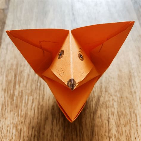 How To Make An Origami Fox Puppet