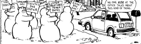 20 Best Calvin And Hobbes Snowman Comic Strips