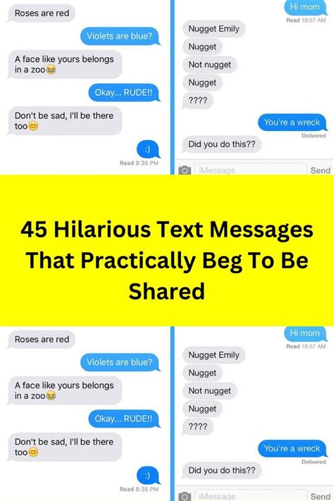 45 Hilarious Text Messages That Practically Beg To Be Shared Artofit