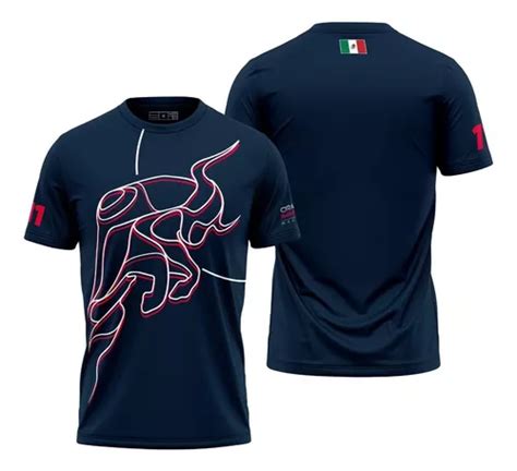 Playera Sergio Checo Pérez No 11 Red Bull Contorno F1 Meses sin