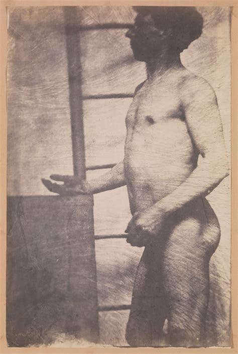 Standing Male Nude Early Photography Public Domain Image PICRYL