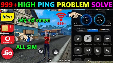 High Ping Problem Solution Free Fire Max Fix All Sim High