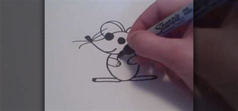 How to Draw a cute cartoon mouse « Drawing & Illustration :: WonderHowTo