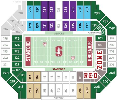 Stanford Stadium Seating Chart | Two Birds Home