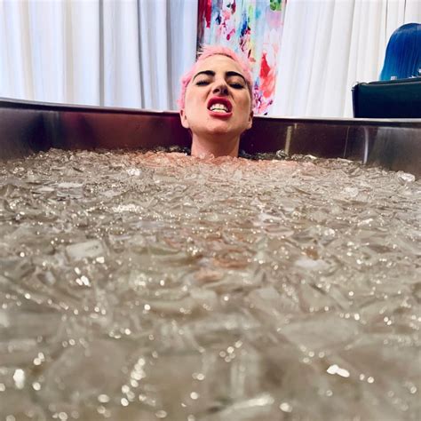 Lady Gaga Naked Ice Bath Of The Day