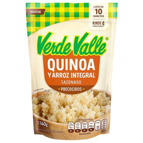 Verde Valle Quinoa Y Arroz Integral Precocido Sazonado G J Sto