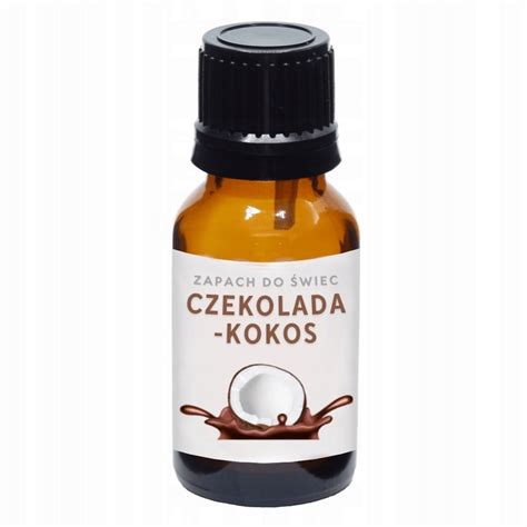 Zapach do świec wosku olejek CZEKOLADA KOKOS ZAPACH 10 ML CZEKOLADA